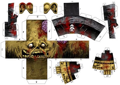 Papercraft Zombie