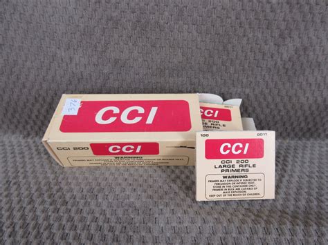 Cci 200 Large Rifle Primers Carton Of 1000