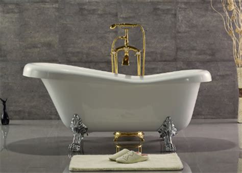 When choosing a bathtub, one of the choices a homeowner has to make is what material the tub will be constructed of. Acrylic Double Ended Clawfoot Tub , Freestanding Clawfoot ...