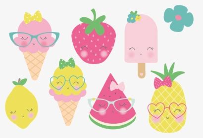 Tutti Frutti Summer Set Example Image Ice Cream Cartoon Png