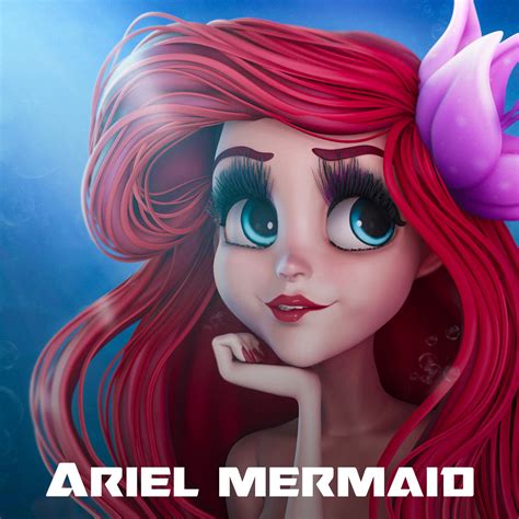 Artstation Ariel The Little Mermaid