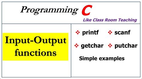 Pdf Formatted And Unformatted Input Output Functions In C Pdf Pdf