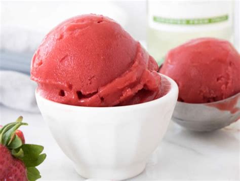 Sorbet Italien Fraise Avec Thermomix Recette Glace Thermomix