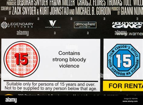 15 Rating On Hd Dvd Case Contains Strong Bloody Violence Suitable For