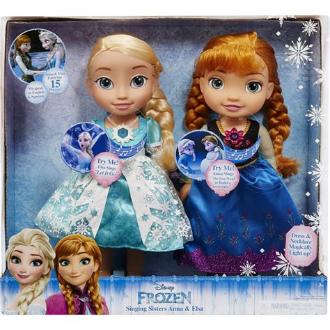 Disney Frozen Singing Sisters Elsa And Anna Dolls Exclusive