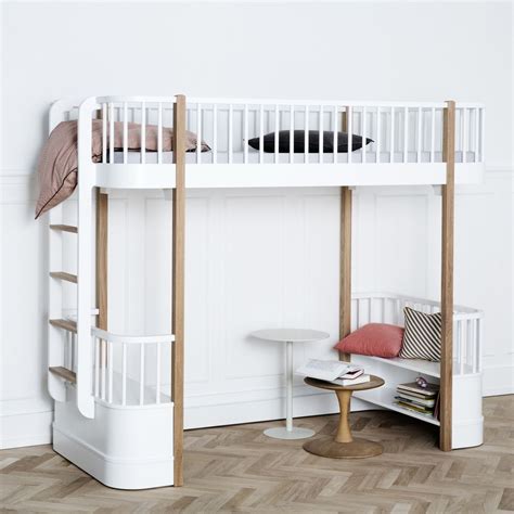 Welche produkte werden von eltern empfohlen? Oliver Furniture Kinder-Hochbett 'Wood' Eiche/weiß ...