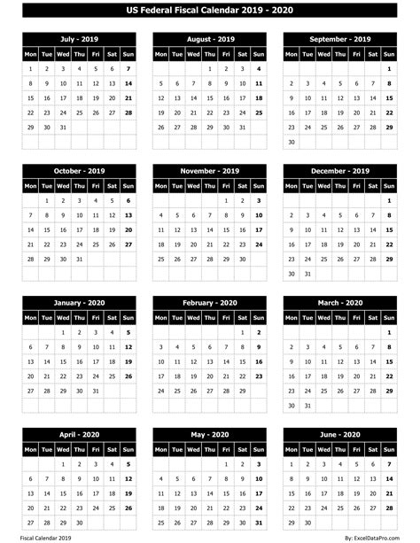 Current Calendar Week Usa Month Printable Fiscal Calendars 2021 Free