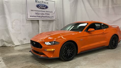 Orange 2021 Ford Mustang Gt Premium Review Macphee Ford Youtube