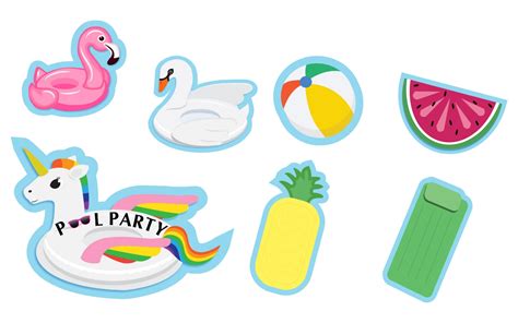 Buy Pool Party Cutouts Party Supplies Thememyparty Theme My Party