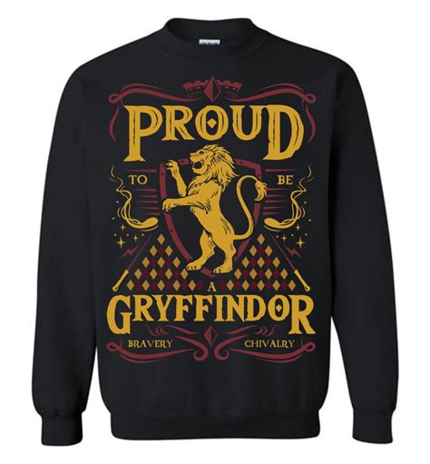 Proud Gryffindor Unisex Sweatshirt The Muggle Land Co Sweatshirts