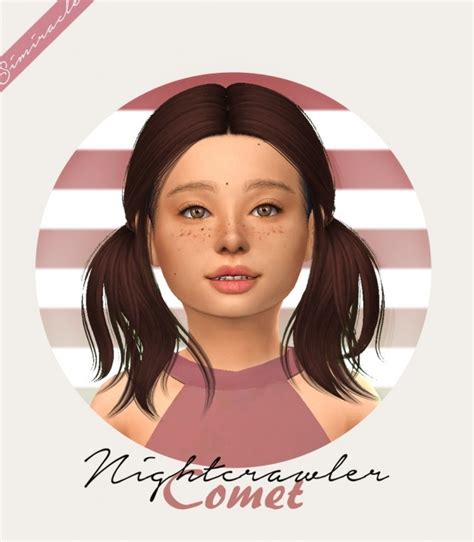 Nightcrawler Comet Hair Kids Version At Simiracle Sims 4 Updates