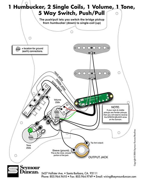 Seymour duncan true single coils. Fender Squier Stratocaster Wiring Diagram For Coil Phasingpush Pull