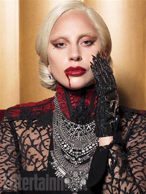 Behind Lady Gagas Killer Look In American Horror Story Hotel