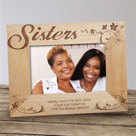Personalized Sisters Picture Frame Tsforyounow