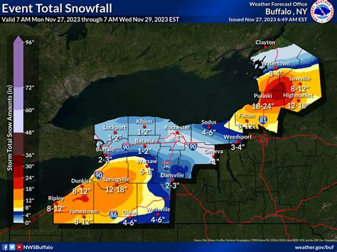 Lake Effect Snow Warnings For Upstate New York What To Know And How It