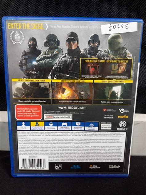 Tom Clancys Rainbow Six Siege Advanced Edition For Ps4 Ebay