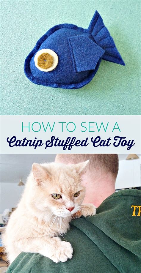 How To Sew Your Own Diy Catnip Stuffed Cat Toy Dans Le