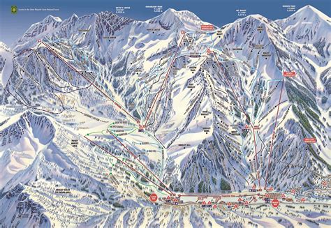 Maps Alta Ski Area Alta Utah