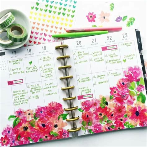 Pin By Zess Steenen On The Planner Happy Planner Mambi Happy Planner