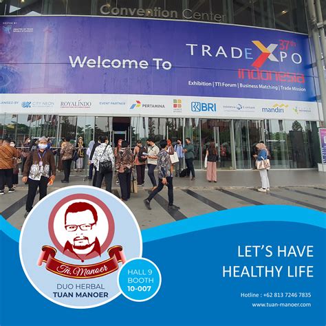 Duo Herbal Tuan Manoer Trade Expo Indonesia Tei 2022