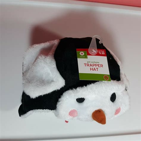 Dog Trapper Hat Pet Costume Snowman Size Xl Brand New With Tags