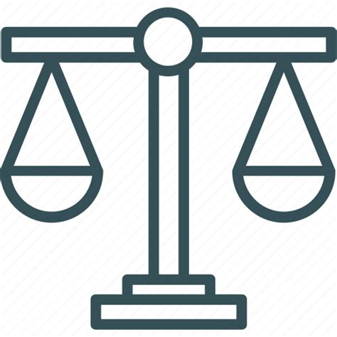 Balance Justice Law Scale Scales Icon