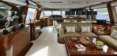 Luxury Yacht Glorious Interior — Yacht Charter