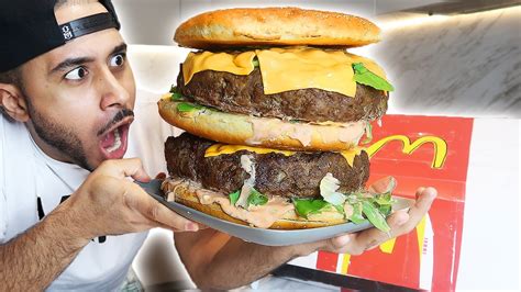 Diy Giant Mcdonalds Big Mac Burger Youtube