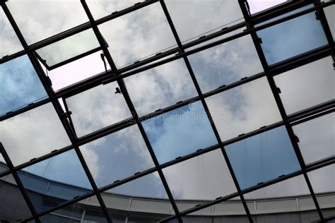 Glass Roof Construction Stock Image Image Of Skylight 25716511