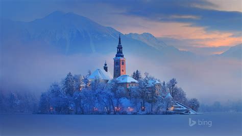 Lake Bled Slovenia 2016 Bing Desktop Wallpaper Preview