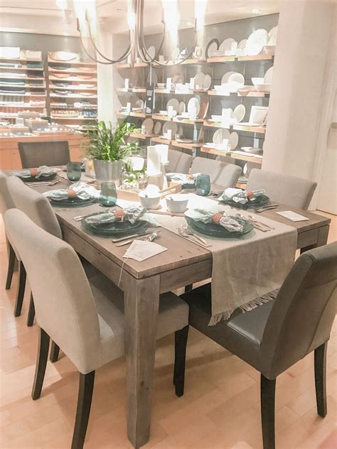 Dining tables come in a variety of materials including wood, metal, glass and more, so you can find a style that best fits your space. Crate and barrel dining table | Dining room, Natural ...