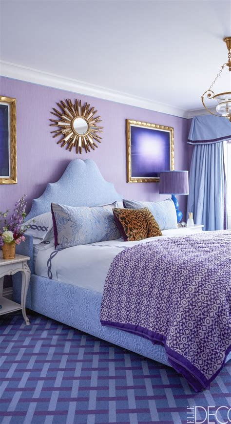 Interior Design Blue And Purple By Alex Papachristidis New York