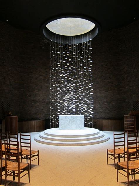 Eero Saarinen Mit Chapel Architecture Intérieure Maison Architecte