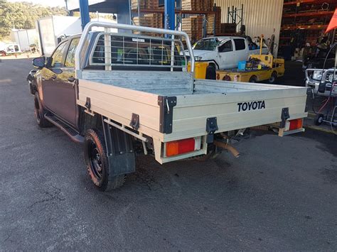 Toyota Hilux Ute Back Tray Back Alloy Dual Cab Genuine With Sides