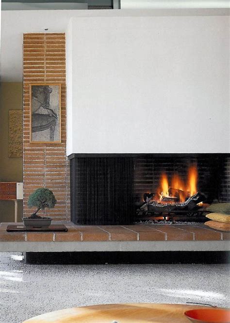 30 Mid Century Modern Fireplace Ideas