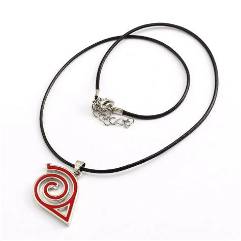 Hsic Newest Anime Naruto Necklace Naruto Leaf Village Symbol Cosplay