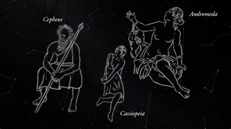 Cassiopeia Constellation Drawing