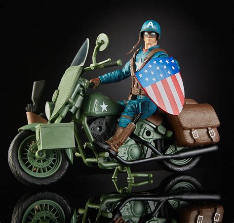 Marvel Legends Riders Captain America And Motorcycle Up For Po Marvel