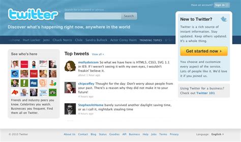 Twitter Homepage Facelift Internet Marketing For Law Firms Podcast