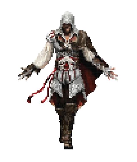 Pixelated Ezio Assassin S Creed On Behance