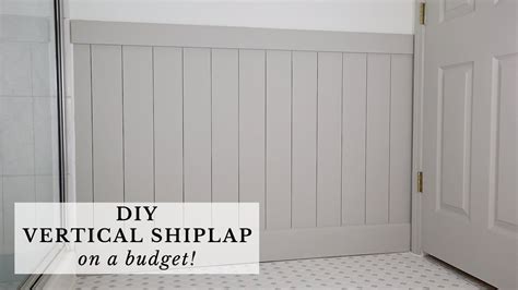 How To Install Vertical Shiplap Walls Cheap And Easy Diy Vertical