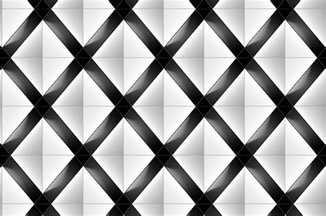 Premium Ai Image A Black And White Geometric Tile With A Geometric