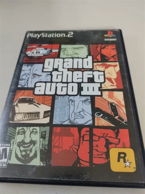 Grand Theft Auto Iii Gta 3 Ps2 Playstation 2 Complete Cib With Map 11