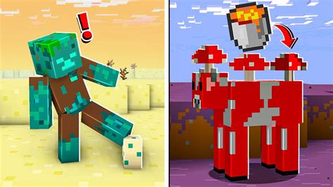 😱10 Mobs Com Segredos No Minecraft Youtube