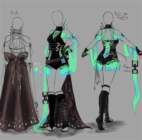 Outfit Design 151 Closed By Lotuslumino On Deviantart Drawing Anime