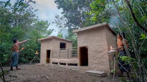 Building Dirt House By Ancient Skills Youtube