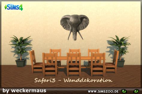 Blackys Sims 4 Zoo Safari Walldeco By Weckermaus Download