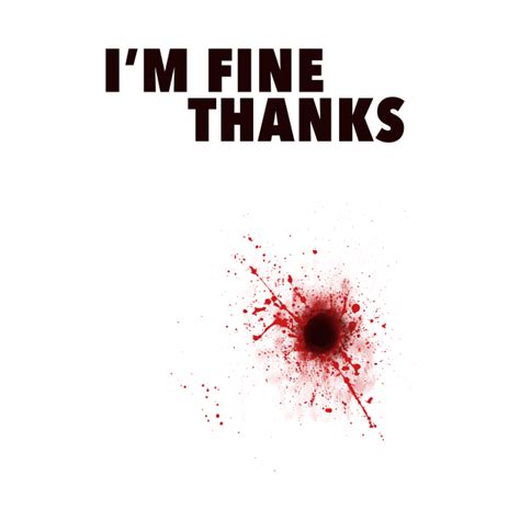 i am fine thanks i am fine thanks pillow teepublic