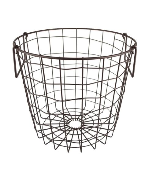 Design Imports Metal Basket Round Small - Macy's | Metal baskets, Metal