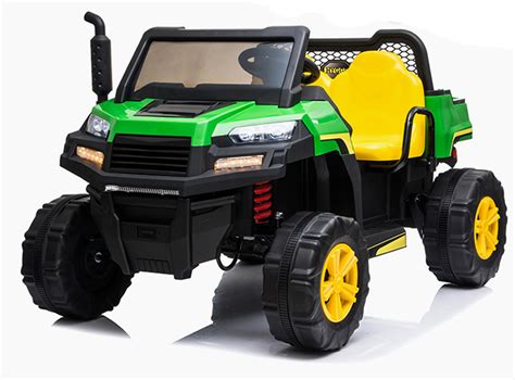 Kids Electric Tractor 24v Farmtrac Fun Utility 2 Seater Truck With